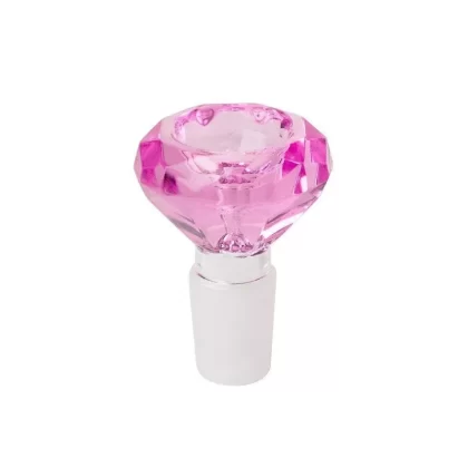 Pink Diamond Shaped Glass Bowl – Male