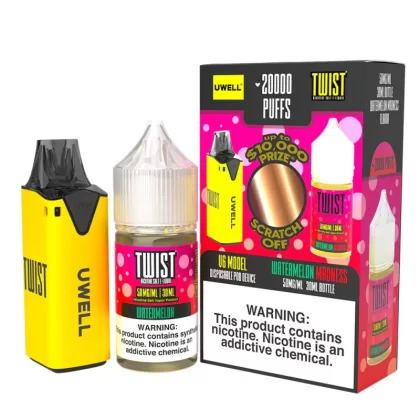 Twist Salt x Uwell V6 Kit - Iced Pink Punch