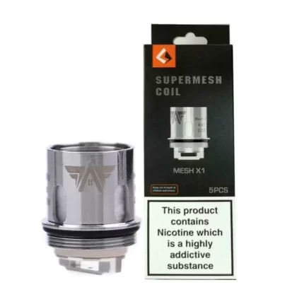 GEEK VAPE SUPERMESH REPLACEMENT VAPE COILS - Option#0.2 Ohm (X1)- Five Pack>0.3 Ohm (X2) - Five Pack