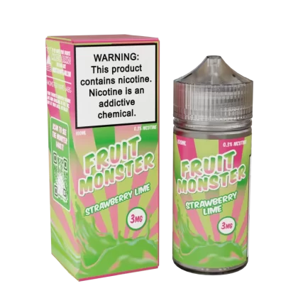 Fruit Monster - Strawberry Lime - 100ML E-Liquid - 3MG