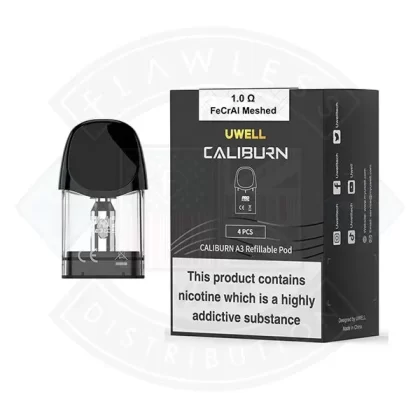 Uwell CALIBURN A3 Replacement Pods 4pack - Type#1.0ohm