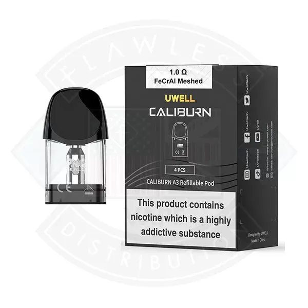 Uwell CALIBURN A3 Replacement Pods 4pack - Type#1.0ohm