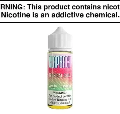 TROPICAL CHILL BY CLAP BACK 100ML - Vapejuice