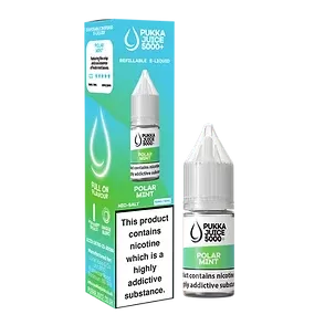 Polar Mint Pukka Juice 5000+ Nic Salt E-Liquid – 10ml, 10mg/20mg, Pack of 10