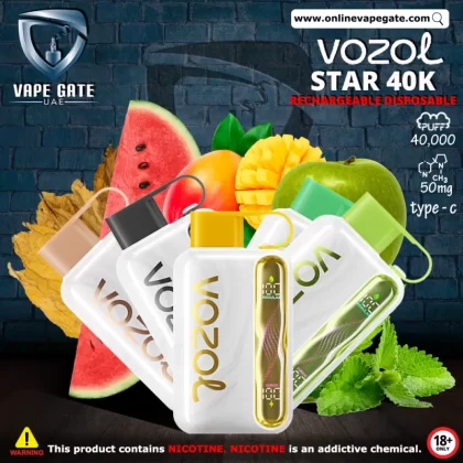 Vozol Star 40K Rechargeable Disposable Vape (40,000 Puffs)