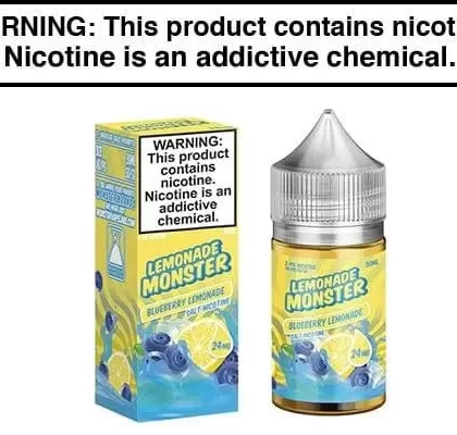 BLUEBERRY LEMONADE BY LEMONADE MONSTER SALT NIC 30ML - Vapejuice