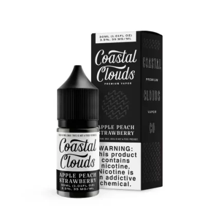 Coastal Clouds Salt E-liquid – Apple Peach Strawberry 30ml