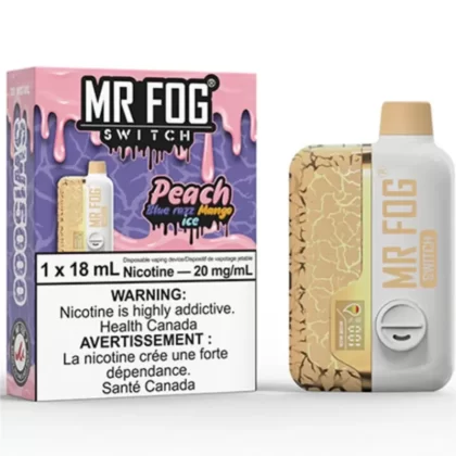 MR FOG SWITCH SW15000 Disposable Vape – Peach Blue Razz Mango Ice