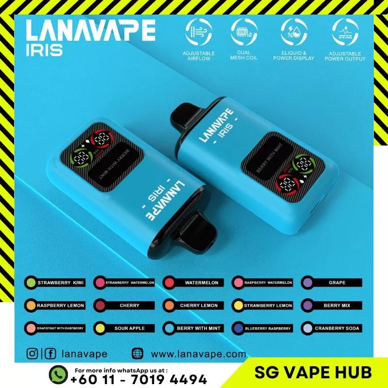 LANA IRIS 30000 Puff - Apple Lychee - Image 2