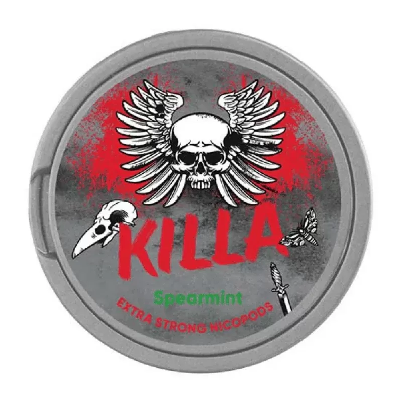 Spearmint Nicotine Pouches by Killa - Ecigpremium