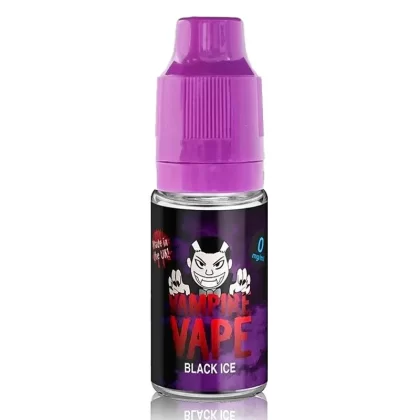 Black Ice By Vampire Vape 10ml - Nicotine Strength#12mg>18mg>3mg>6mg (02F4C7)