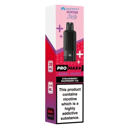 Hayati Pro Max 6000+ Strawberry Raspberry Ice Prefilled Pod