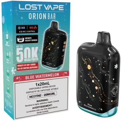 Lost Vape Orion Bar 50K Disposable Vape – Blue Watermelon