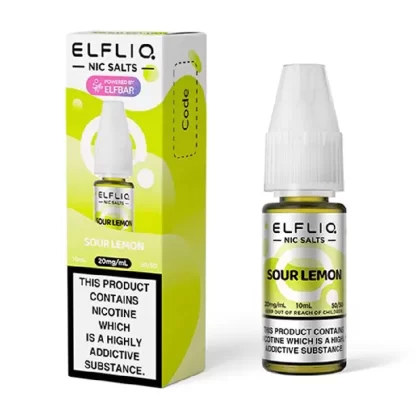 Sour Lemon Elfliq Nic Salt E-Liquid by Elf Bar