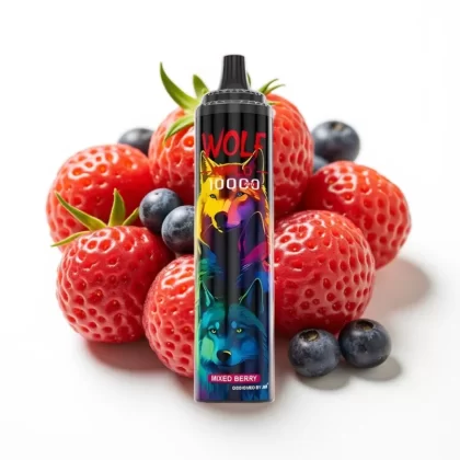 JNR Wolf Niplo 10000 Puffs 20ml 5% Berry Mixto Tipo-C Mexico vape - Fumotvapemexico
