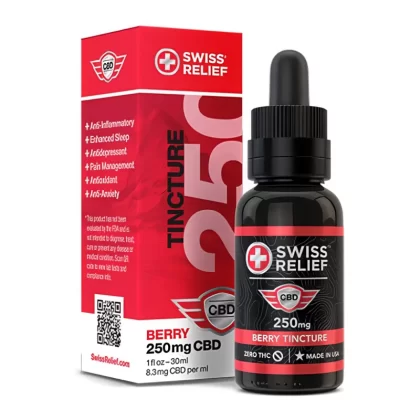 Swiss Relief Berry CBD Oil Tincture 500-3000mg - Vape Product, Vape Product