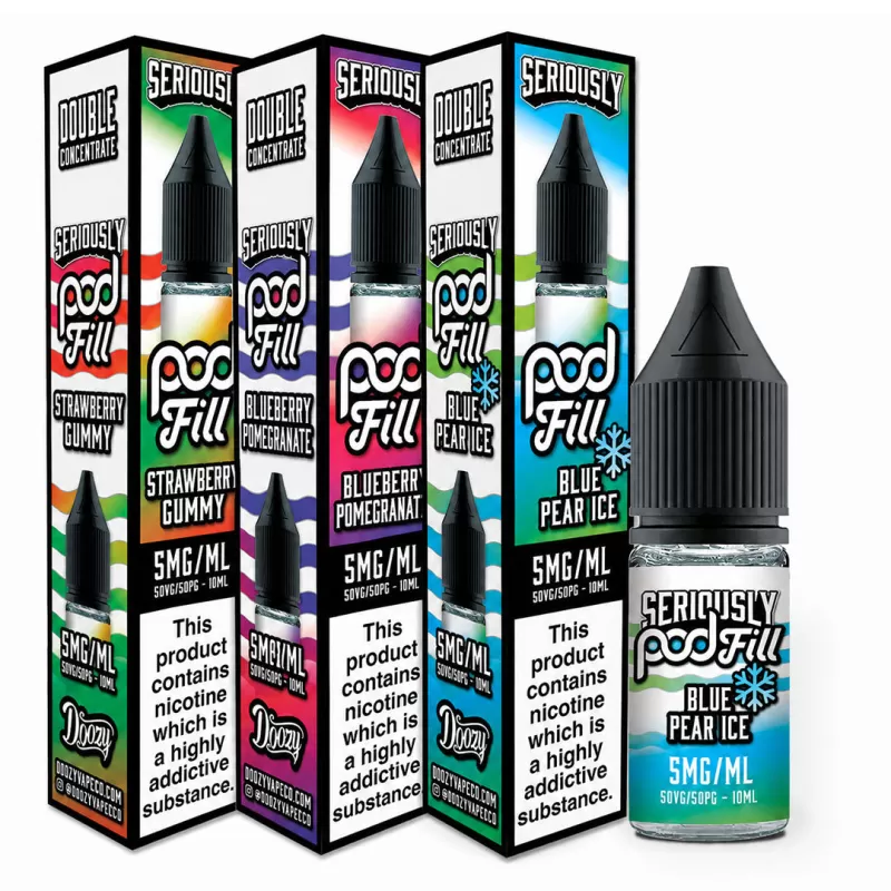 Doozy Vape Seriously Pod Fill Salt 10ml 5mg - Blackcurrant Citrus