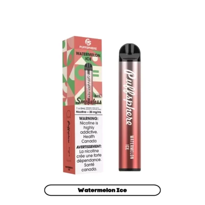 Puffsphere Watermelon Ice Smokeless Vape - STRENGTH#20MG>20MG (ONT-TAX)