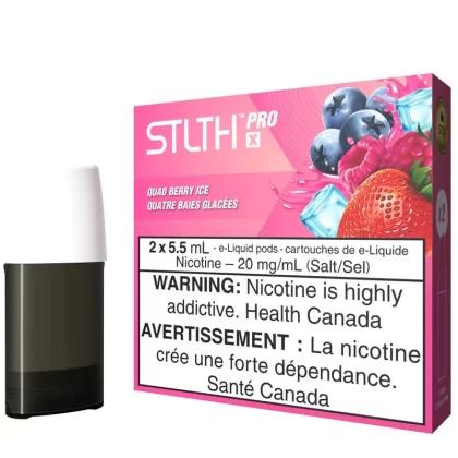 STLTH PRO X Pod Pack – Quad Berry Ice