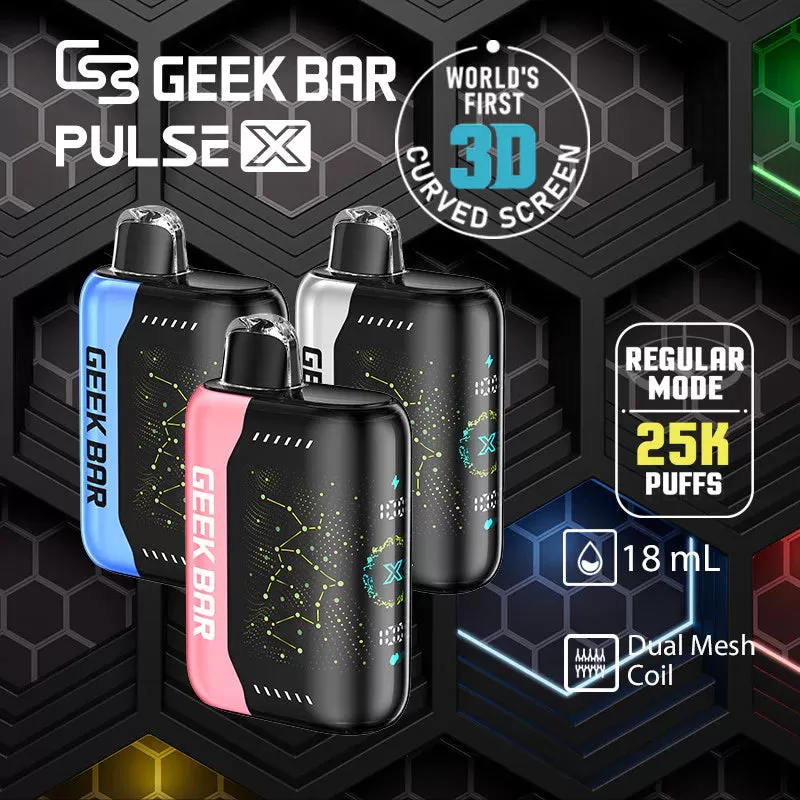 Geek Bar Pulse X 25K Puff Disposable Device – 25000 Puffs - Sour Mango Pineapple - Image 2