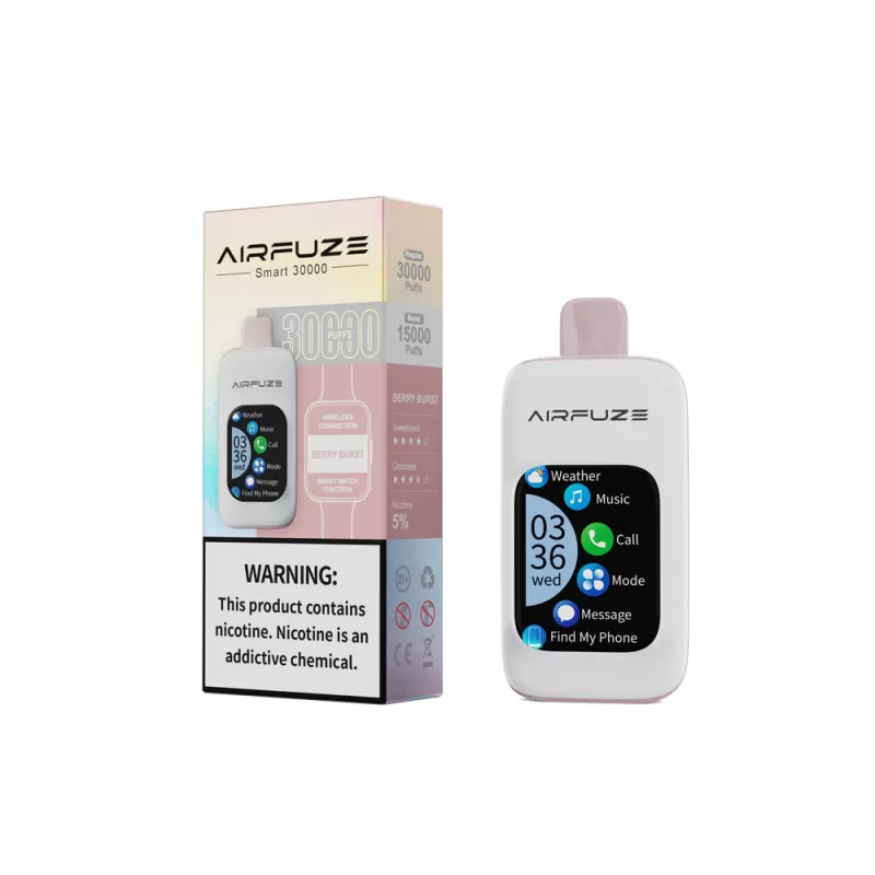 AIRFUZE Smart 30K Disposable Device - 30000 Puffs - Watermelon Ice - Image 2