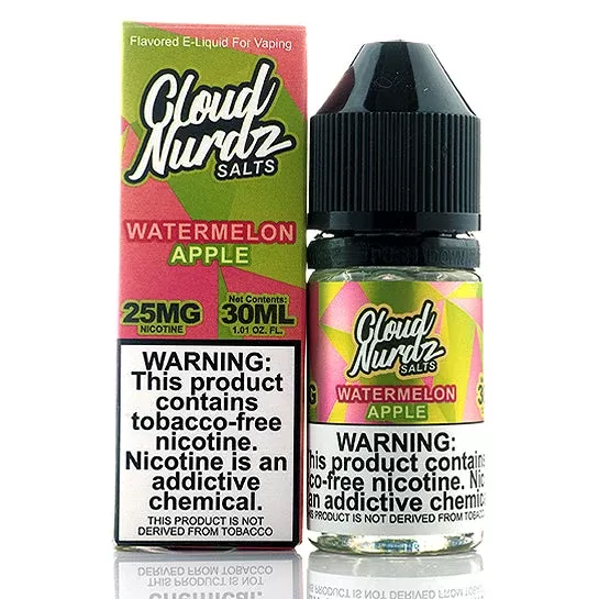 Watermelon Apple Salt – Cloud Nurdz E-Juice
