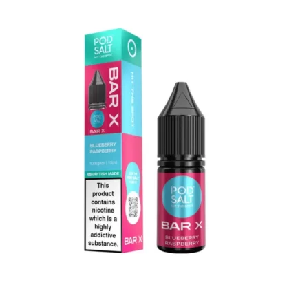 Pod Salt Bar Salt X Nic Salt E-Liquid Blueberry Raspberry - 20mg