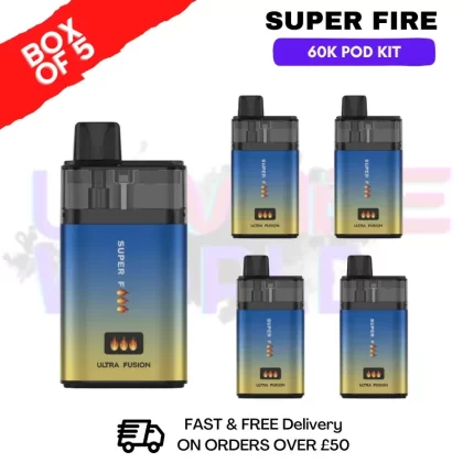 Juicy Edition SuperFire 60K Ultra Fusion Box Of 5
