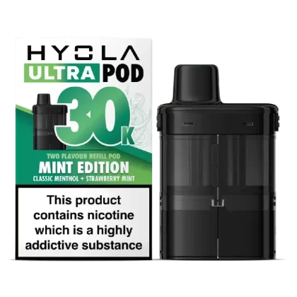 Hyola Ultra 30K Prefilled Replacement Pods Mint Edition - Ecigpremium
