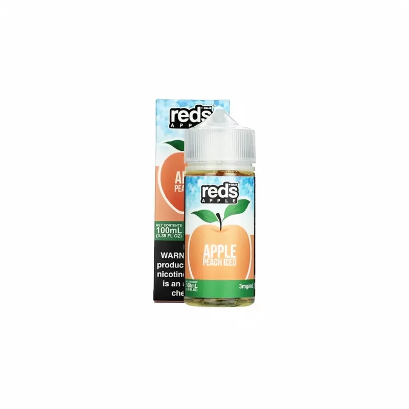 7 Daze Reds Apple ICED Peach Menthol E-Liquid – 100ml
