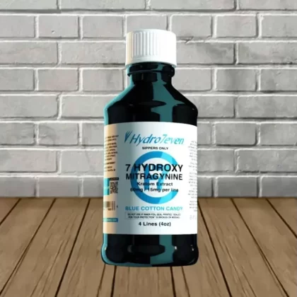 Hydro7even 7-Hydroxy Mitragynine Extract Syrup 60mg - flavors#Blue Cotton Candy>Grape Ape>Cherry Limeade>Watermelon Slush