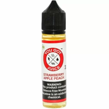 Strawberry Apple Peach Nicotine E-Liquid by You Got E-Juice