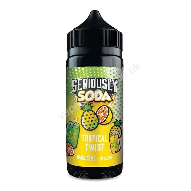 Doozy Seriously Soda Tropical Twist E-liquid Shortfill - Vapestreams Co