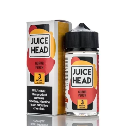 Juice Head E-Liquid Guava Peach 100ml - Ejuicewarehouse
