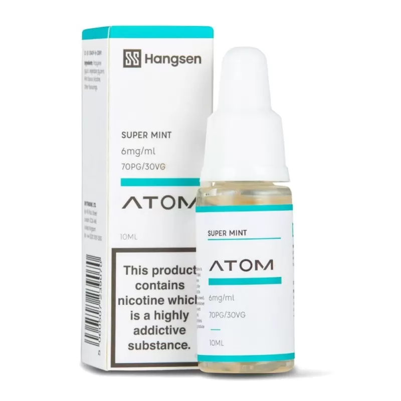 Super Mint E-Liquid Atom Series by Hangsen (10ml) - 0mg
