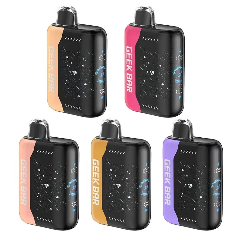 Geek Bar Pulse X 25K Slush Edition Disposable Vape 18ml 5% - Flavor#Cola Slush>Grape Slush>Orange Slush>Peach Perfect Slush>Wild Cherry Slush (2B0723)