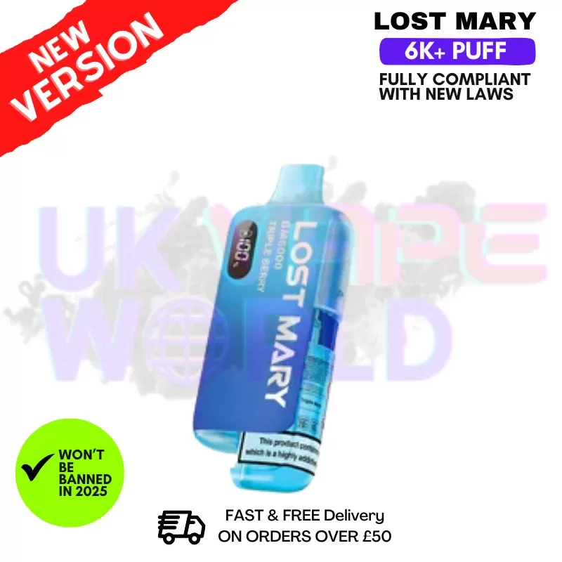 Triple Berry Lost Mary 6K Puff Pod Kit – Only £8.99