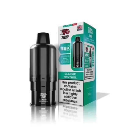 IVG XL 35k Refill Pods Classic Menthol - Nicotine Strength#20mg