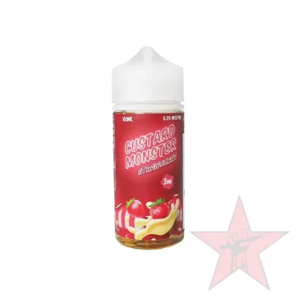 Custard Monster – Strawberry -100mL - Nicotine (mg)#3