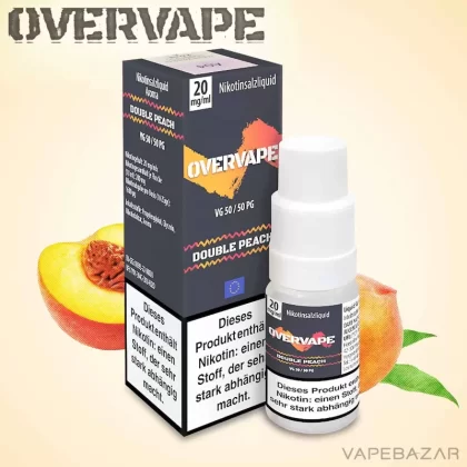 Overvape Nikotinsalz Liquid – Double Peach - Vapebazar