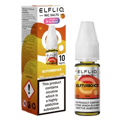 Elfturbo Ice Nic Salt E-Liquid by Elf Bar Elfliq (10ml) - 10mg