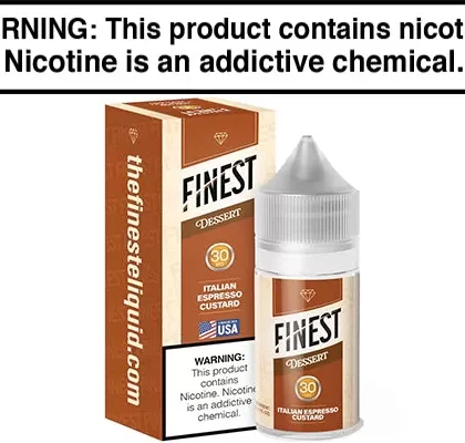 ITALIAN ESPRESSO CUSTARD BY FINEST SALT 30ML - Vapejuice