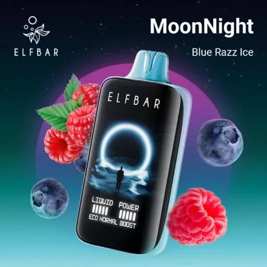 ELF BAR Moon Night 40000 40K Puffs Disposable Vape Kit - Peach Ice / 50mg - Image 3