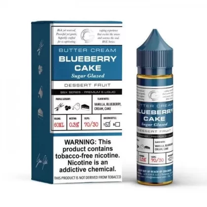 Glas Basix Vape Juice | Blueberry Cake
