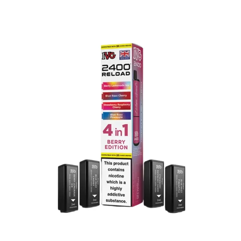 IVG 2400 Reload 4 in 1 Prefilled Pods - Juicy Edition - Image 3