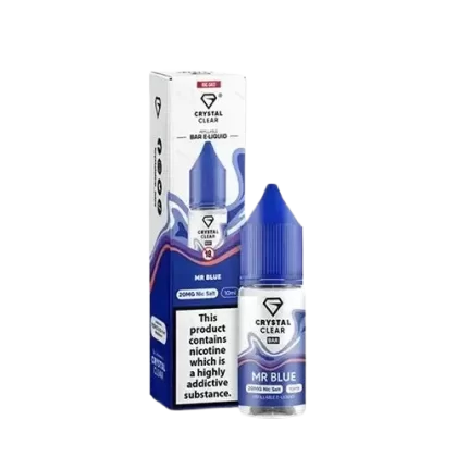 Mr Blue Nic Salt by Crystal Clear Bar Salts