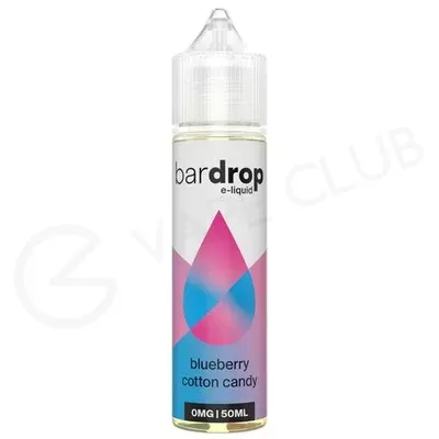 Blueberry Cotton Candy Shortfill E-Liquid by Bar Drop 50ml - Ecigpremium