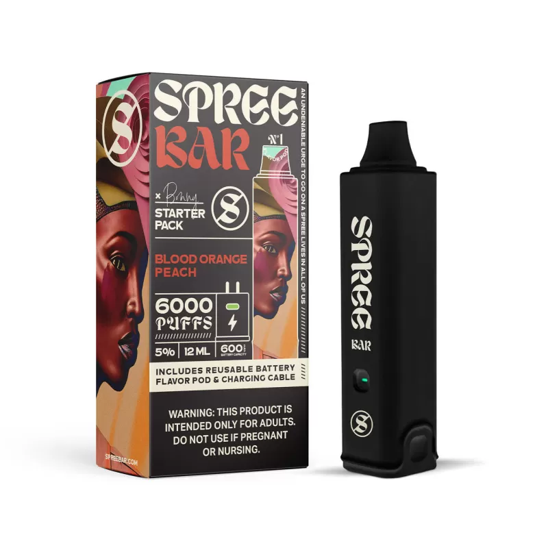 Spree Bar 6000 Starter Kit - Strawberry Apple Melon - Image 2
