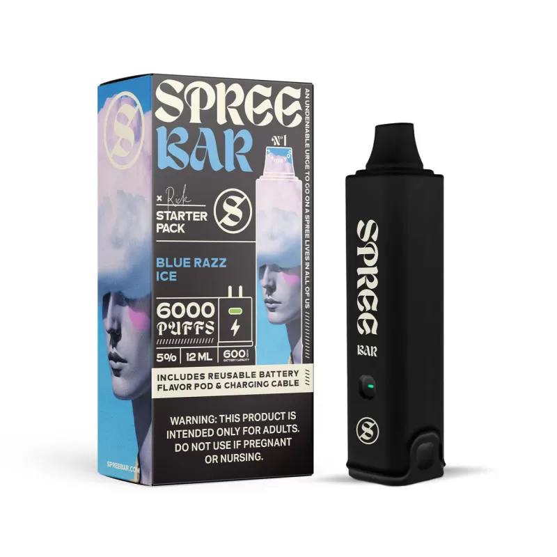 Spree Bar 6000 Starter Kit - Strawberry Apple Melon - Image 3