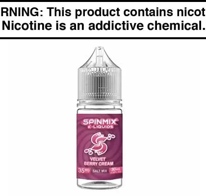 VELVET BERRY CREAM BY SPINMIX SALTS 30ML - Vapejuice